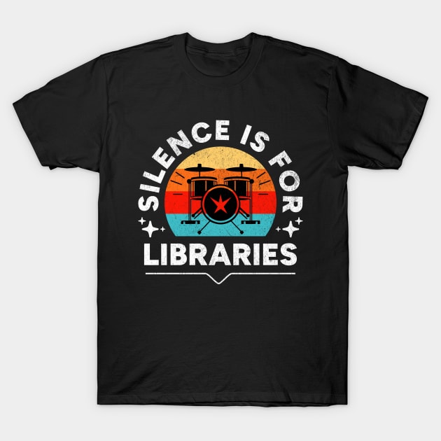 Silence is for Libraries T-Shirt by BankaiChu